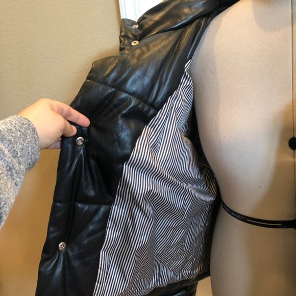 Lulus black parka jacket size Medium - Picture 6 of 6